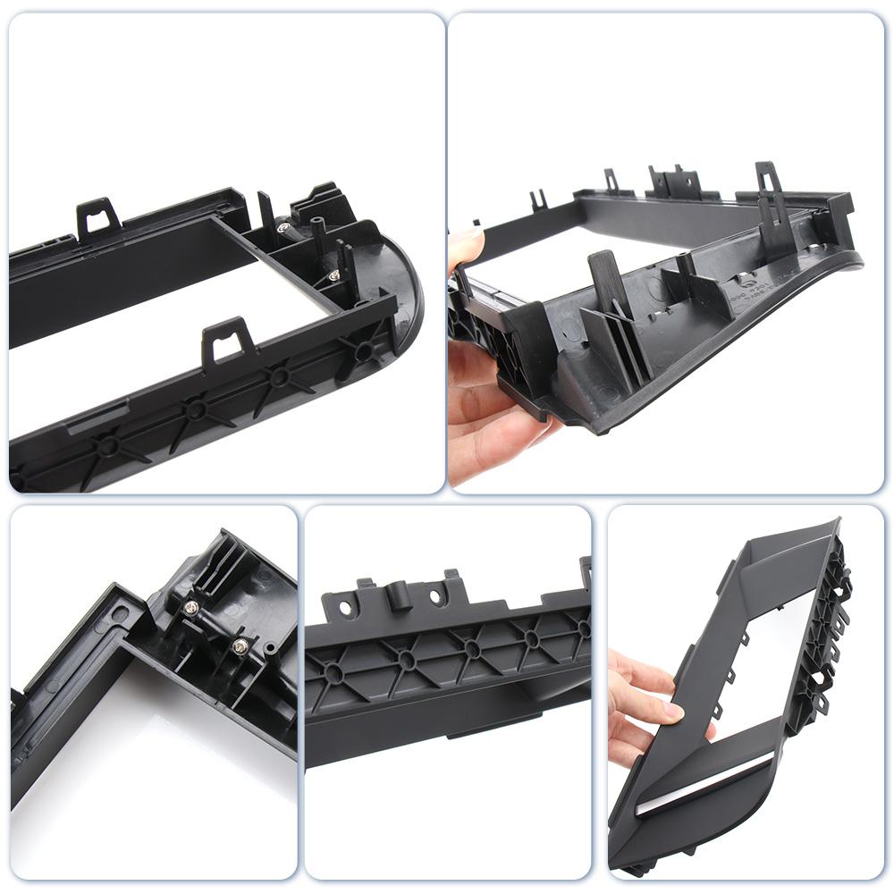 65509301374 LCD displej Dekoratívny rám pre BMW radu 5 F10 F18 2010-2017 ID4 Maľovaný rám rádia Piano Black