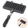 Cast Aluminum Waffle Baking Pan Rectangle Waffle Maker Machine Easy Clean Waffle Mold Pan  Baking
