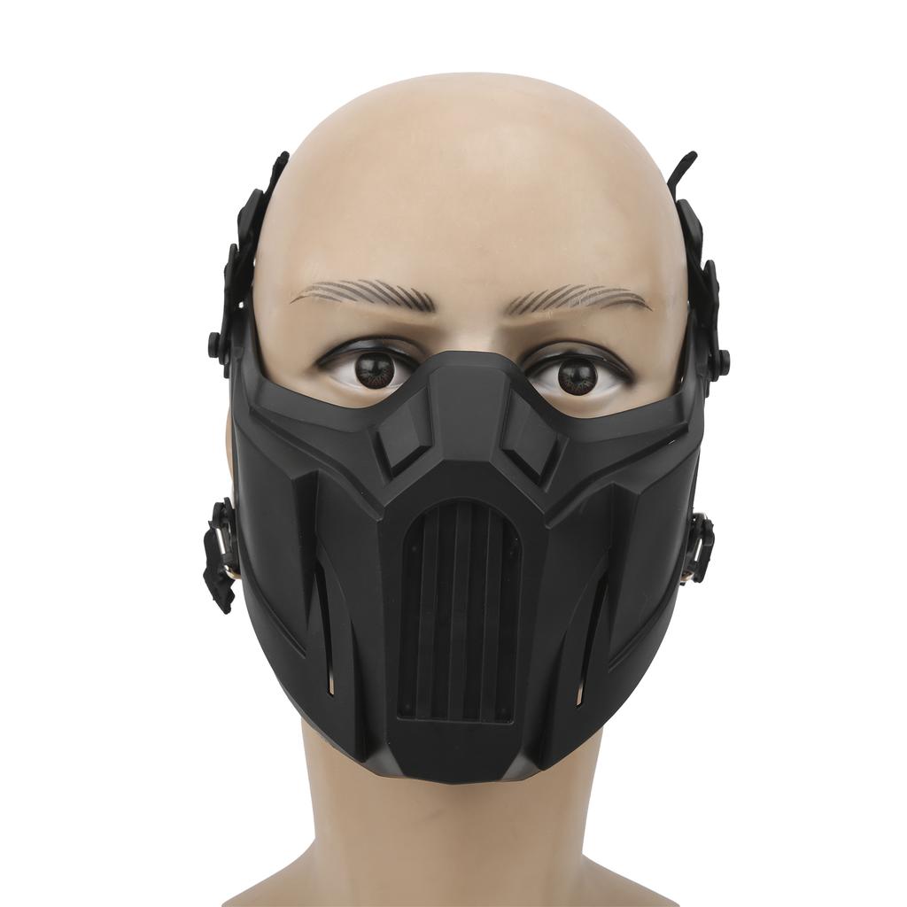 CS Face Shield Protective Half Face Cover Breathable Wear Resisitant Outdoor Gaming Equipment