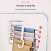Stainless Steel Multi-Layer Retractable Pants Hanger & Clothes Organizer Rack