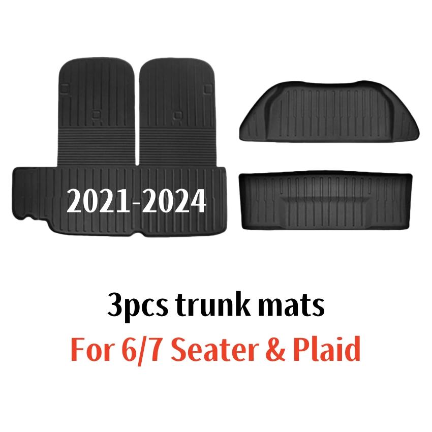 

Для Tesla Model X напольный коврик 2025 2025 2025 2025 Model X 3D всепогодный полный комплект напольных покрытий аксессуары для интерьера левый руль