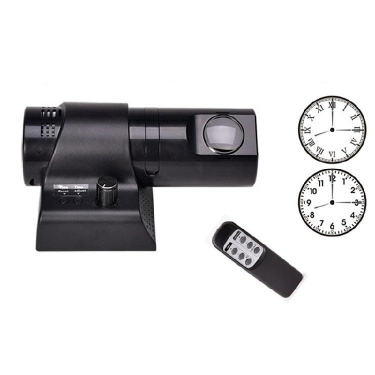 LED Analog Projection Alarm Clock with 180 Degrees Rotating and Customizable Color Setting for Convenient Night Viewing