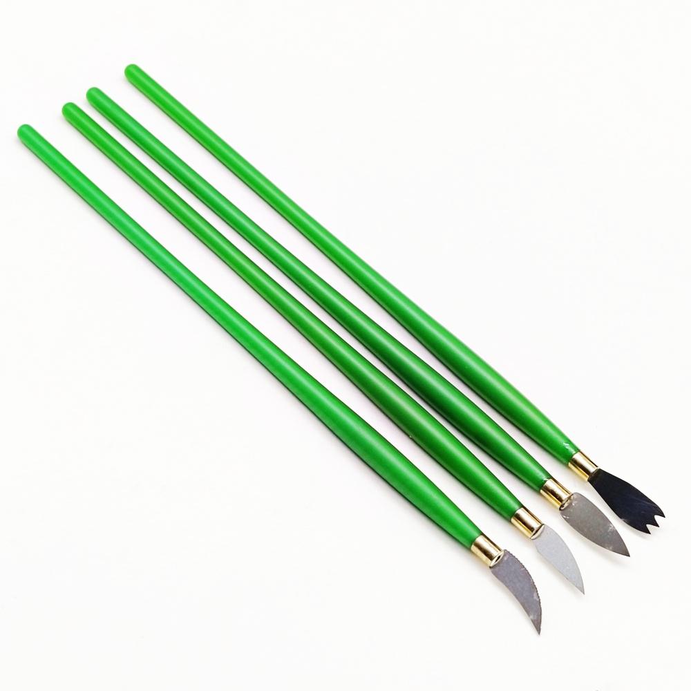 1 Pc or 2 Pcs or 3 Pcs or 4 Pcs Dental Ceramic Porcelain Sculpture Knife Wax Carving Tools Dentist Mixing Spatula Knife Blade