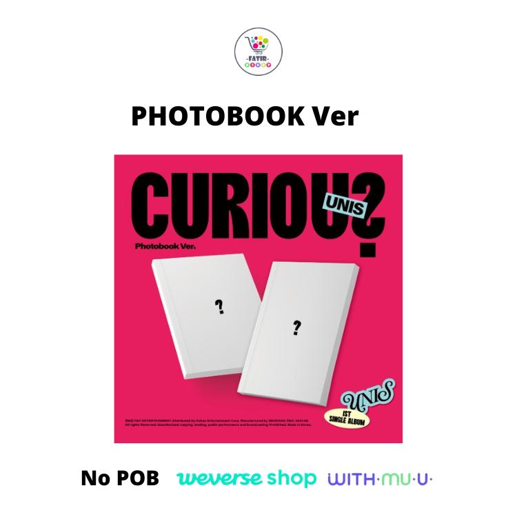 

Выберите фотокнигу POB, версия 1-го сингла UNIS, CURIOUS