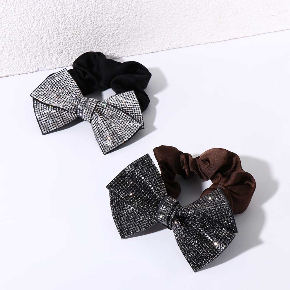 For Girls Female Korean Style Hair Rope Ponytail Holder Women Hair Ring Bow Knot Scrunchies