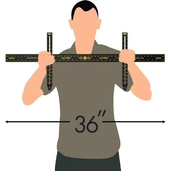 Hang It Perfect Picture Hanging Tool -36 Inch Leveling Tool for Frames,More Includes Claw Drywall Picture Hanger ,Thick It Framing Tools,Creative Art