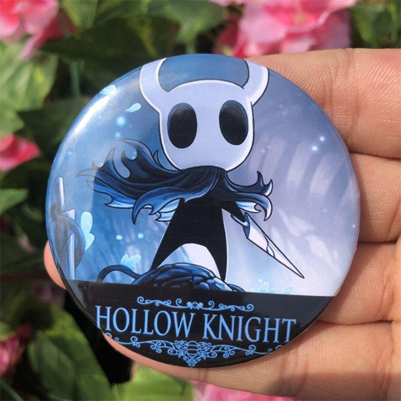 Hollow Knight Silksong 58mm Badge Anime Game Peripheral Tinplate Button Pin Cute Cartoon Character Brooch Pin Gift