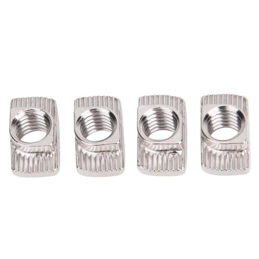 100pcs European Standard T Nut 45T M8 Threaded T Sliding Nut for Aluminum Profile