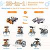 2024 DIY 29-in-1 Solar-Powered Self-Assembling Toy Car & Intelligent Robot Kit