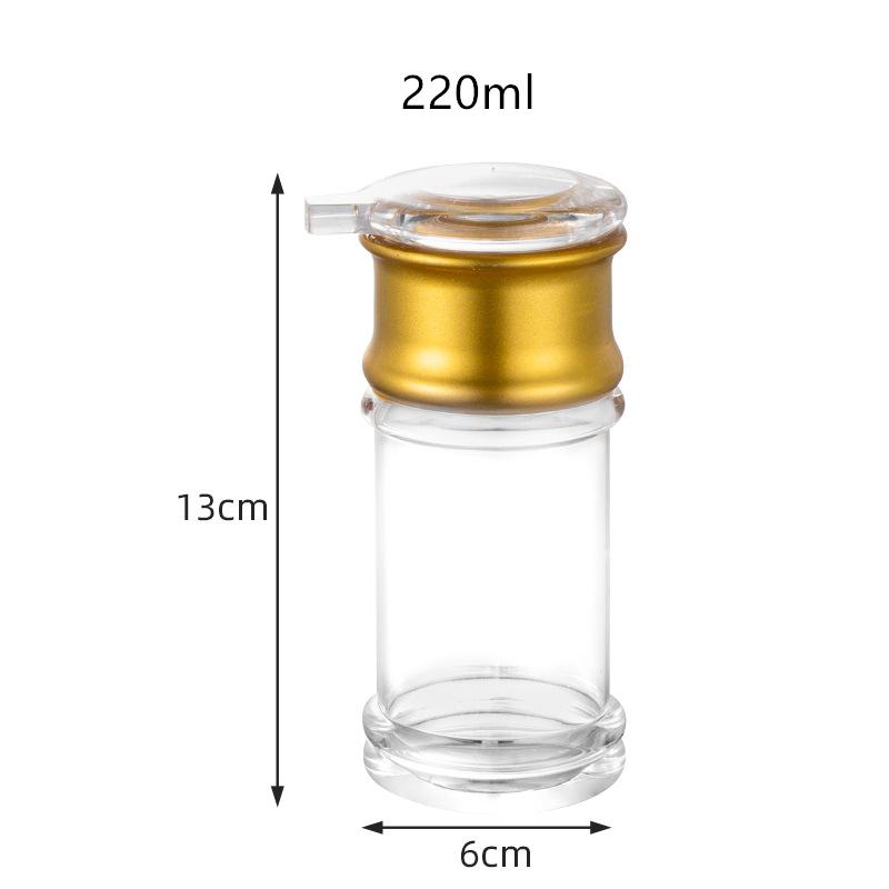 3 Sizes Transparent Oil Bottle Soy Sauce Vinegar Seasoning Organizers with Lid Wine Pot Olive Oil Bottle Kitchen Supplies