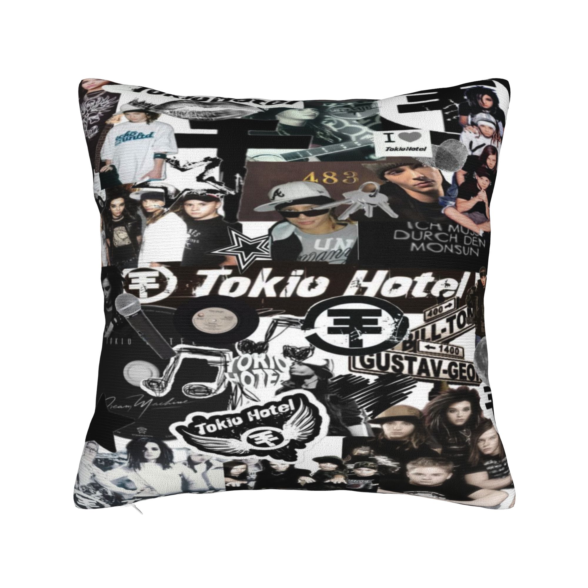 

Tokio Hotel Группа Рок Музыка Печатные Наволочки Чехол для Подушки Наволочки Новый Стиль Декор Гостиной Молния Разный Размер 12x12in 30X30cm