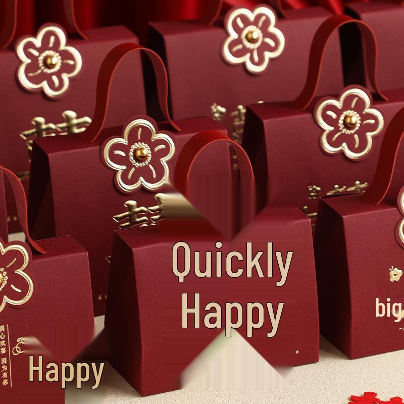 Large High-End Empty Candy Gift Box for Weddings - Free Shipping