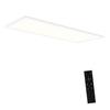 Plafonnier LED - NETTLIFE - Panneau 120x30 40W - Dimmable - Télécommande - Blanc chaud 3000K