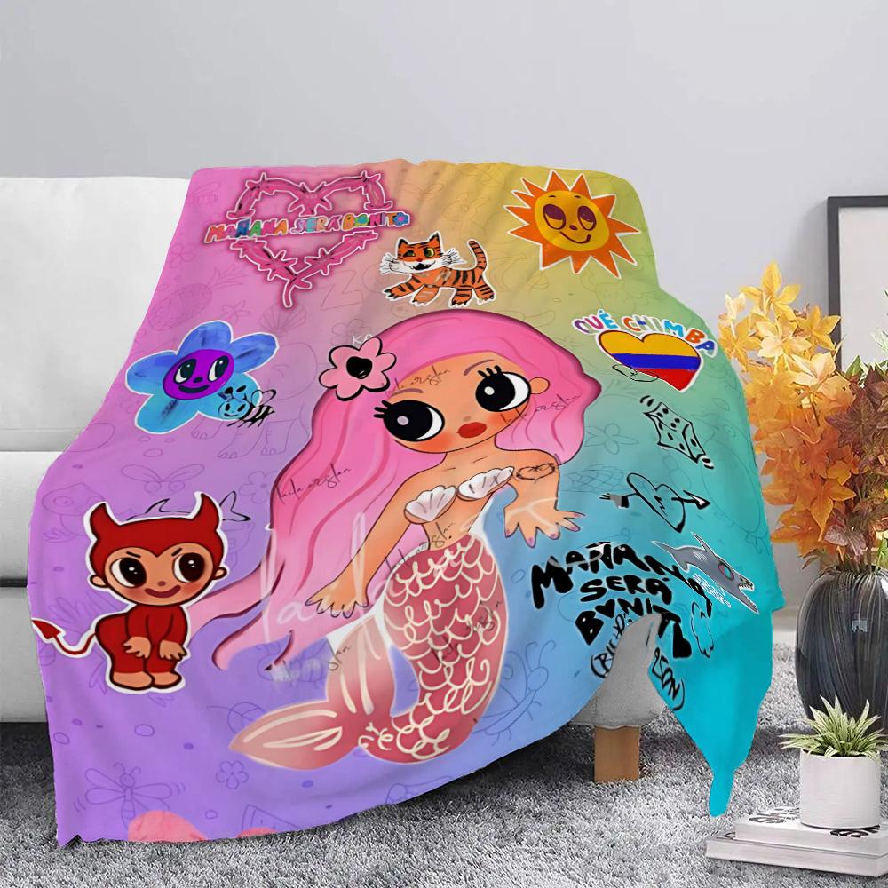 Karol G Manana Sera Bonito Printed Blanket Picnic Blankets Warm Blanket Soft and Comfortable Blanket Home Travel Birthday Gift