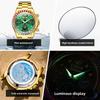 JINSHIDUN Watches Are Simple, Business-friendly, Waterproof, Luminous, Multi-functional Mechanical Watches for Men