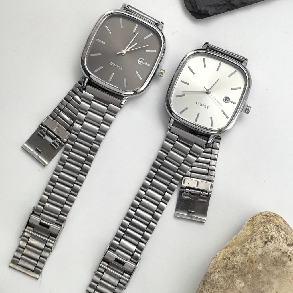 Modemarke Herrenuhr Stahlarmband Business Kalender Quarzuhren Luxus Armbanduhren Geschenk Dropshipping Große Zifferblatt Uhr