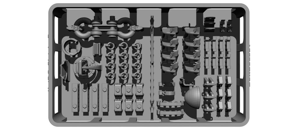 BSK Model WW2 Union Heavy Tank Detail Set Plastic Model Parts BSKD35024 1/35 Russia/Soviet JS-2 (Tank)