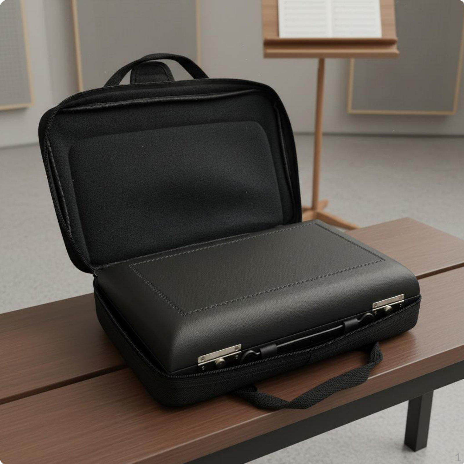 Oboe Carrying Case Velvet Lining Portable Musical Instrument Accessory for Students,