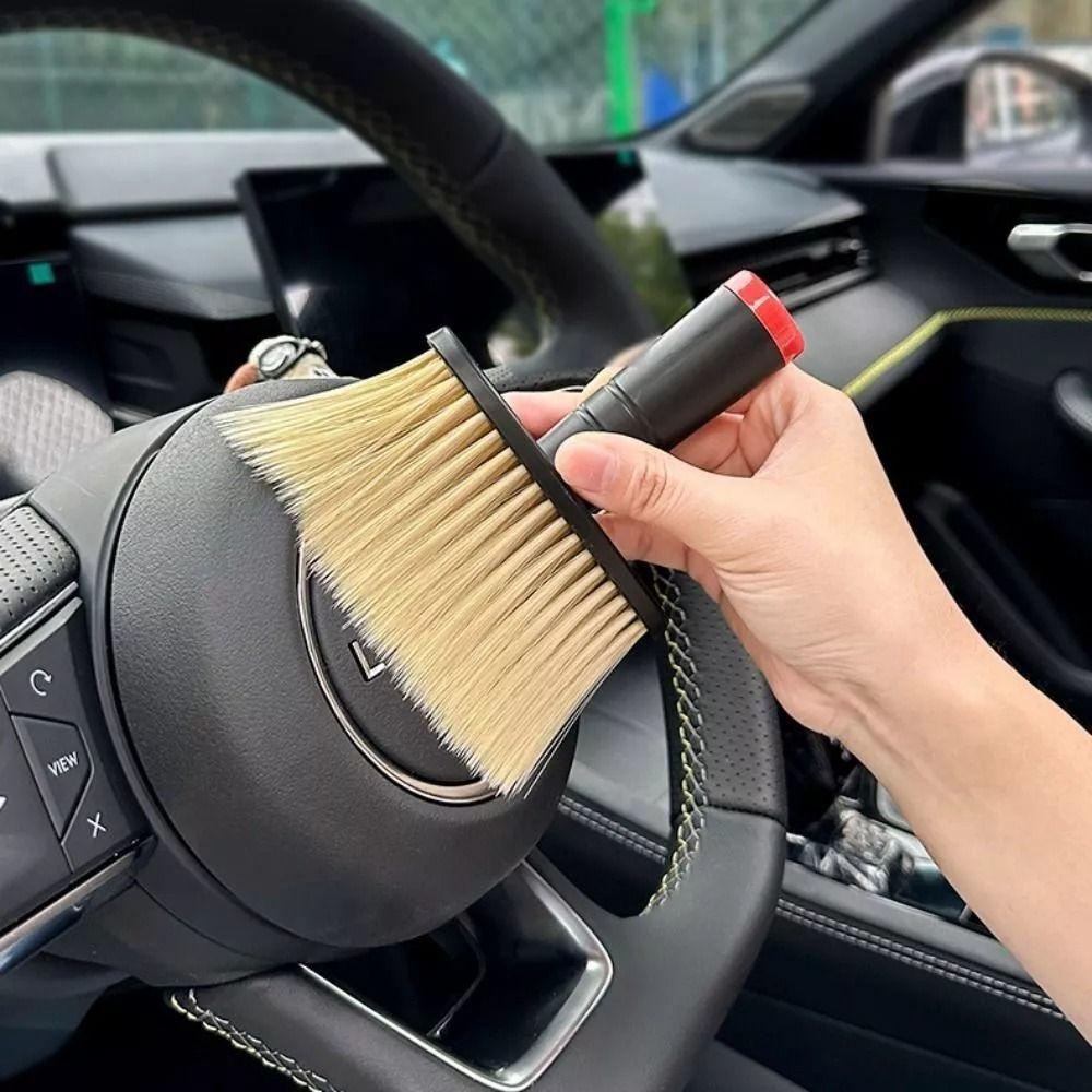 Portable Car Dust Brush Multifunctional Keyboard Cleaning Brush New Interior Brush