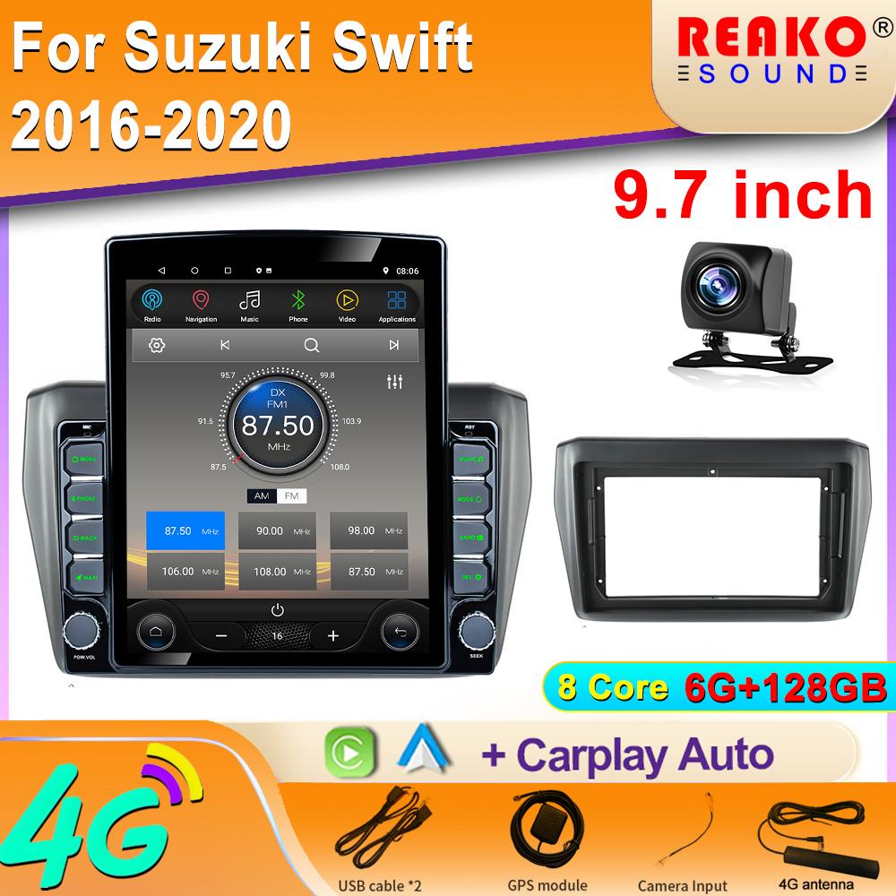 9.7" Vertical Style Tesla Screen Android Suzuki Swift 5 2016-2020 Navigation GPS Multimedia Video Player Carplay Screen 2din
