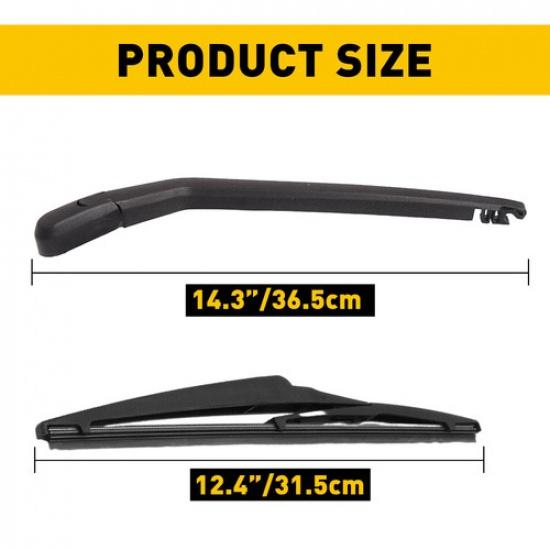 8524148080 For 2001-07 Toyota Highlander Rear Wiper & Arm Blade Driving Safety