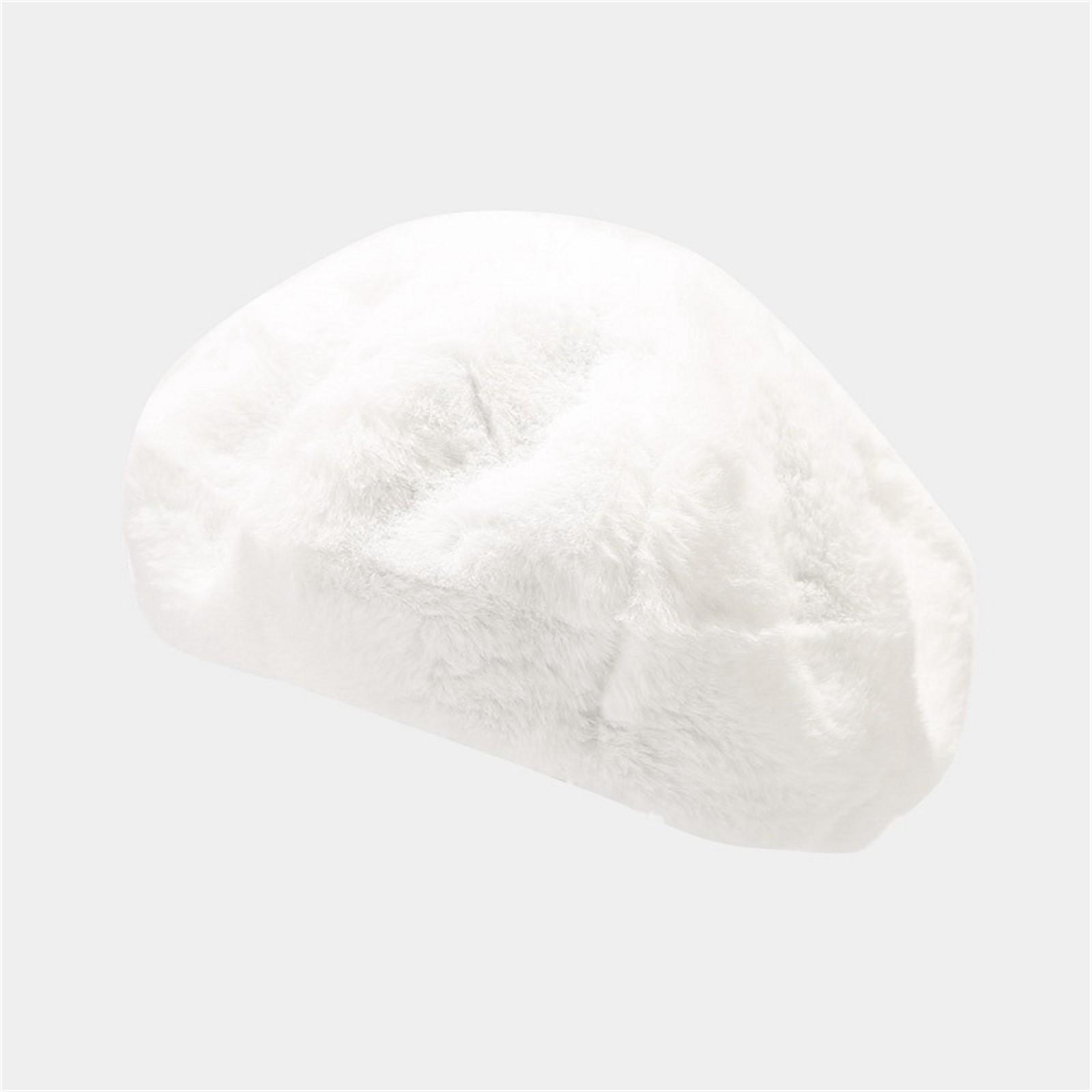 

Женский плюшевый толстый теплый берет M