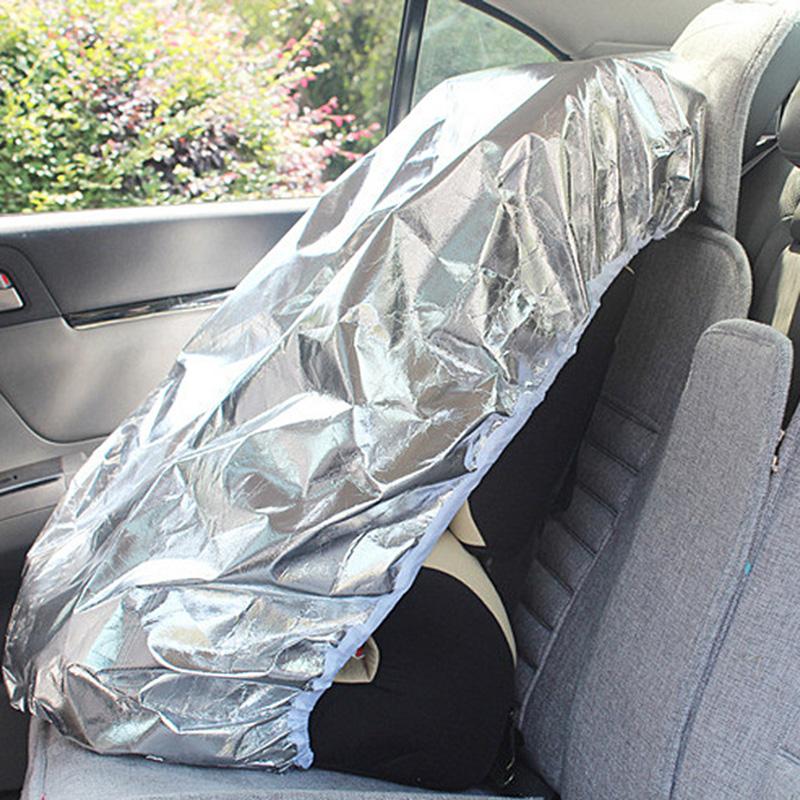 108x80cm Car Seat Baby Seat Sun Shade Protector Full Sunscreen Cover for Kids Aluminium Film Sunshade UV Dust Insulation