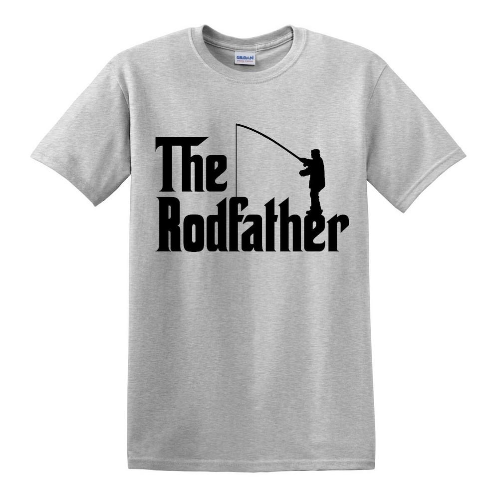 The Rodfather TShirtFunny Fishing FisherUnisex Fish Fun Party Joke crap Top Tee