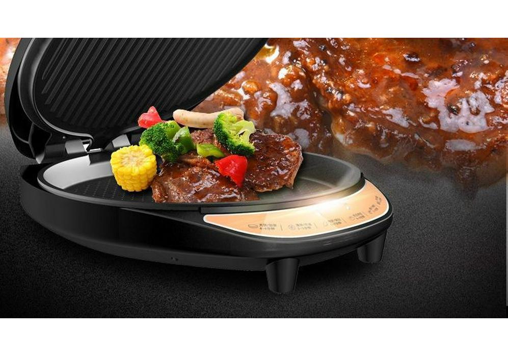 Large Dual-Sided Electric Griddle & Crepe Maker for Home Use
