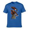 Unisexs Cotton TShirt with Harriss Hawk Print Desert Cactus  Raptor Bird Graphic Tee for Outdoor  Casual Wear
