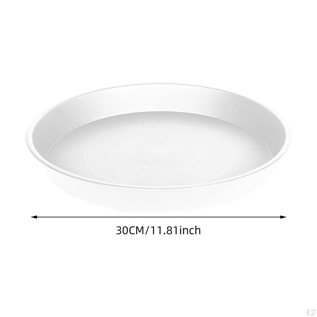 12 Pack 11.81 Inch Plant Saucers for Water Drainage in Pots
