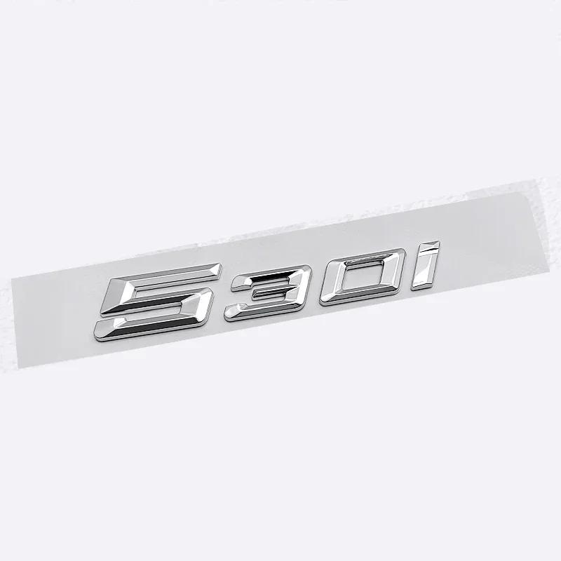 ABS Auto Sticker Letters Decal for BMW 525i 525Li 520d 530i 530Li 530e Logo Embleem Badge