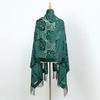 NEW Fashion Women Cut Flowers Hollow Lace Gradient Flower Silk Scarf Spring Shawls and Wraps Towel Femme Beach Sjaals