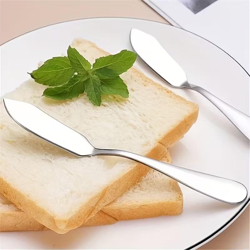 304 Stainless Steel Butter Knife Jam Bread Cheese Dessert Spreader for Kitchen Breakfast Baking Tableware Cutlery