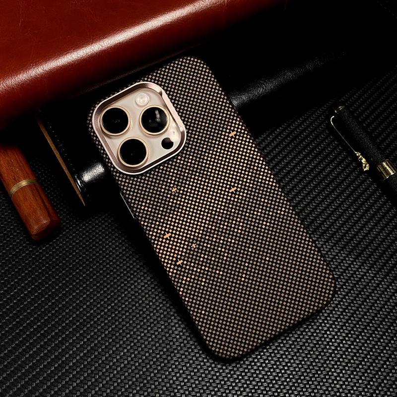 Starry Sky Suitable for IPhone16promax Kevlar Carbon Fiber Magnetic Apple 15 Skin Feeling Protective Cover 14