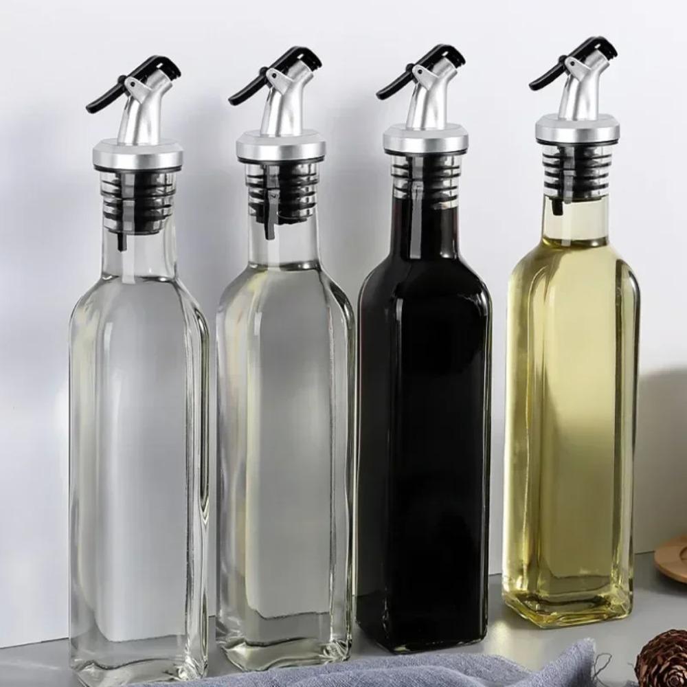 Nuevo tapón de botella de aceite, sello de tapón de bloqueo de goma, pulverizador de boquilla de plástico de calidad alimentaria a prueba de fugas, dosificador de licor, vertedor de vino, artículos de bar