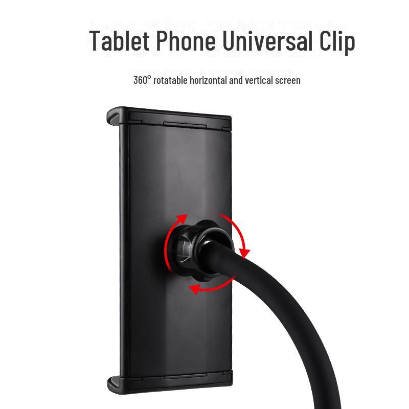 4-12.9 İnç Cihazlar için Ayarlanabilir Tablet Klipsi - Telefonlar ve Tabletler için Çift veya Tek Çekme Desteği