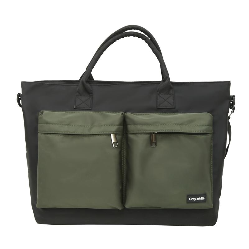 Large Capaci Nylon Busin Casual Crossbody Bag Single Oulder Commuter Ort Trip Travel Bag Handheld Mailman Bag