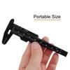 uxcell Mini Plastic Calipers, 80mm Vernier Calipers, Sliding Gauge, Portable Ruler Measuring Tool, Metric/Inch, Black, 10 Pieces