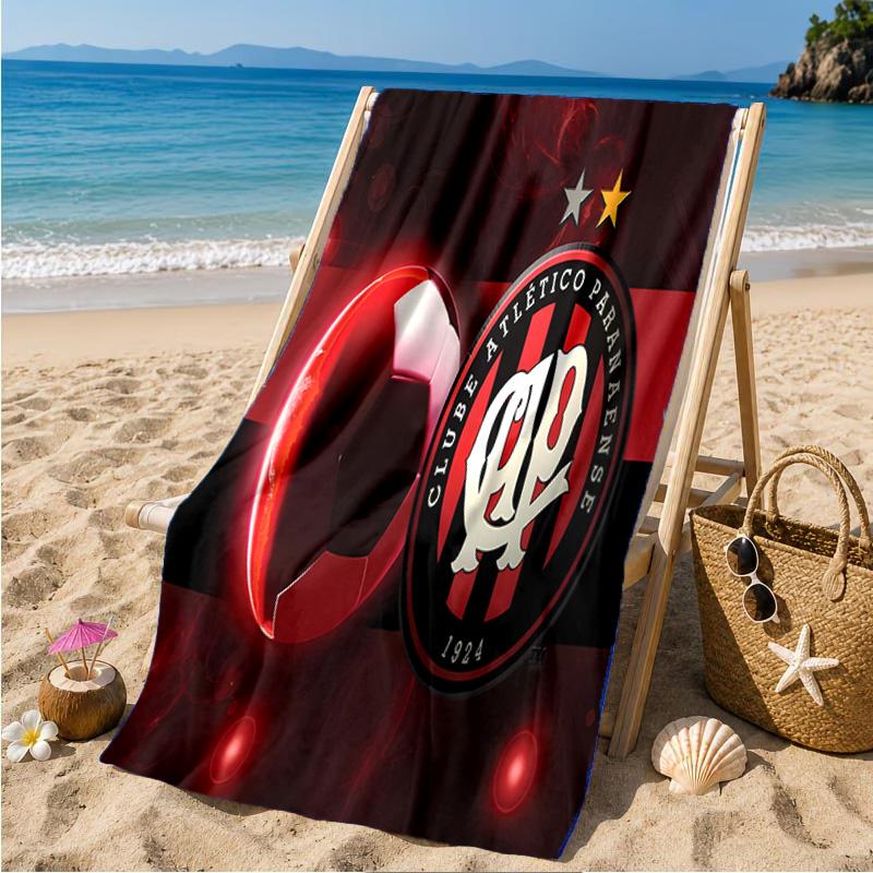 Atletico Paranaense Crest Beach Towel Microfiber Beach Towel, Lightweight and Quick-Dry, for Summer Travel, Swimming Pool Fan Birthday Gift