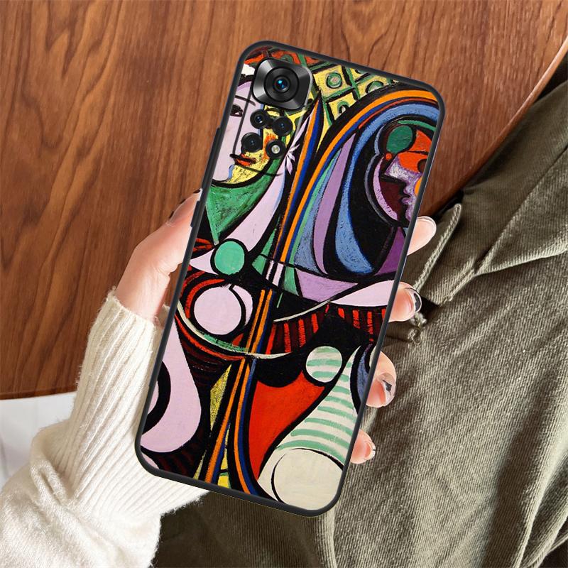 Picasso Abstract Art Painting Case For Xiaomi Redmi Note 13 14 Pro 12 11 10 15 Pro Plus Redmi 15 C 13 10C 12C 13C 14C Cover
