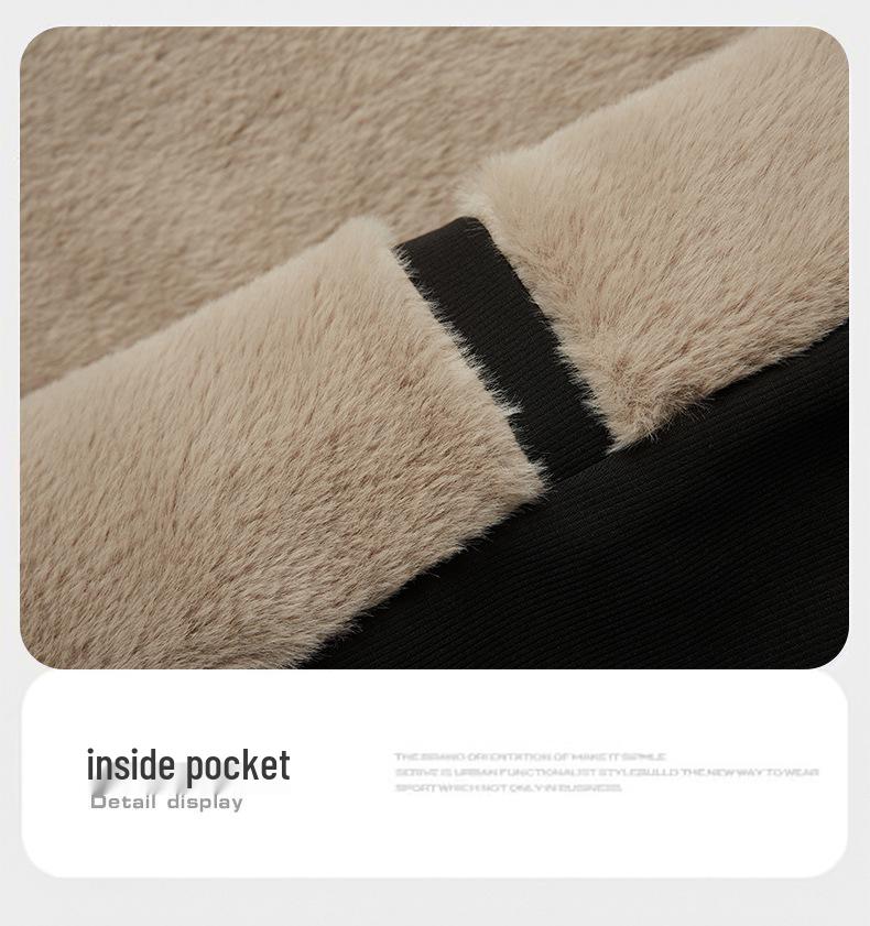 Men's Casual Hong Kong Style Fur Collar Jacket