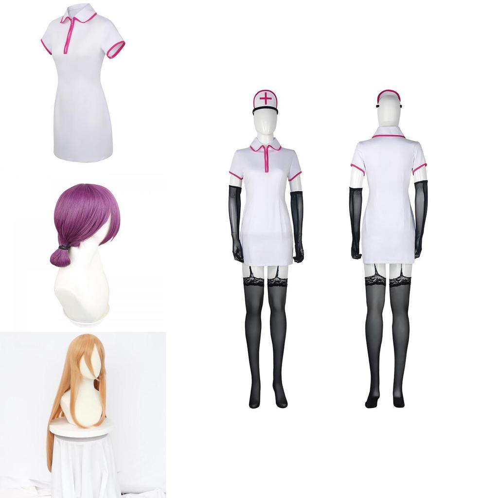 Exquisites Makima Power Kostüm Mit Reze Perücke Für Damen-Cosplay