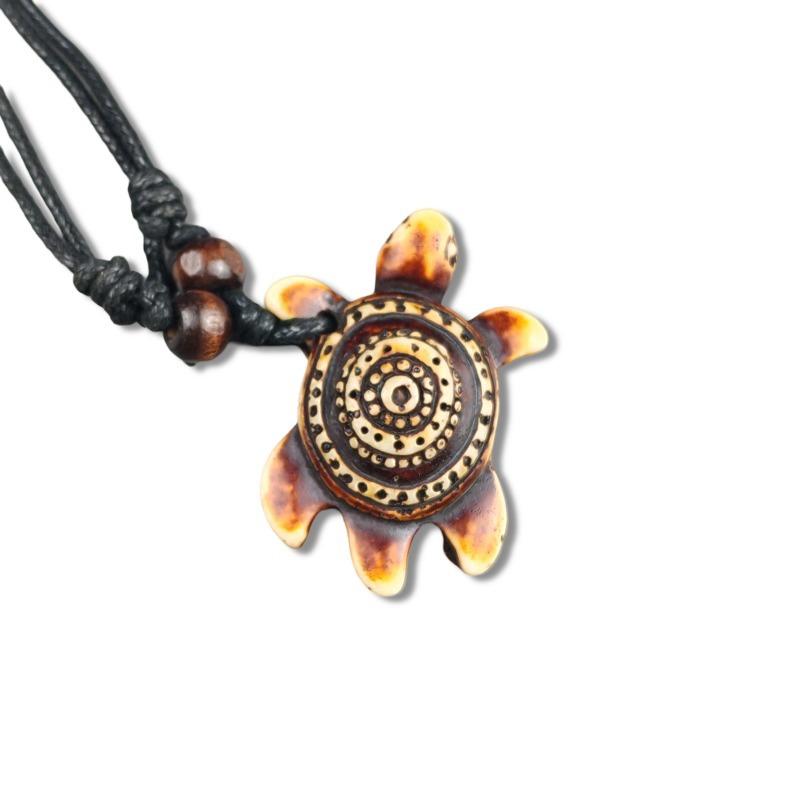 Vintage Animal Necklace, Springy Turtle Resin Jewelry Pendant, Sweater Chain Couple Accessories