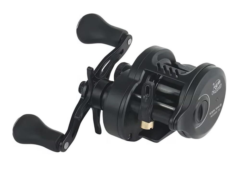 LIZARD DC BLACK MYTH 155g Lightweight Round Bait Finesse Reel with BFS Digital Brake (Right Handle)