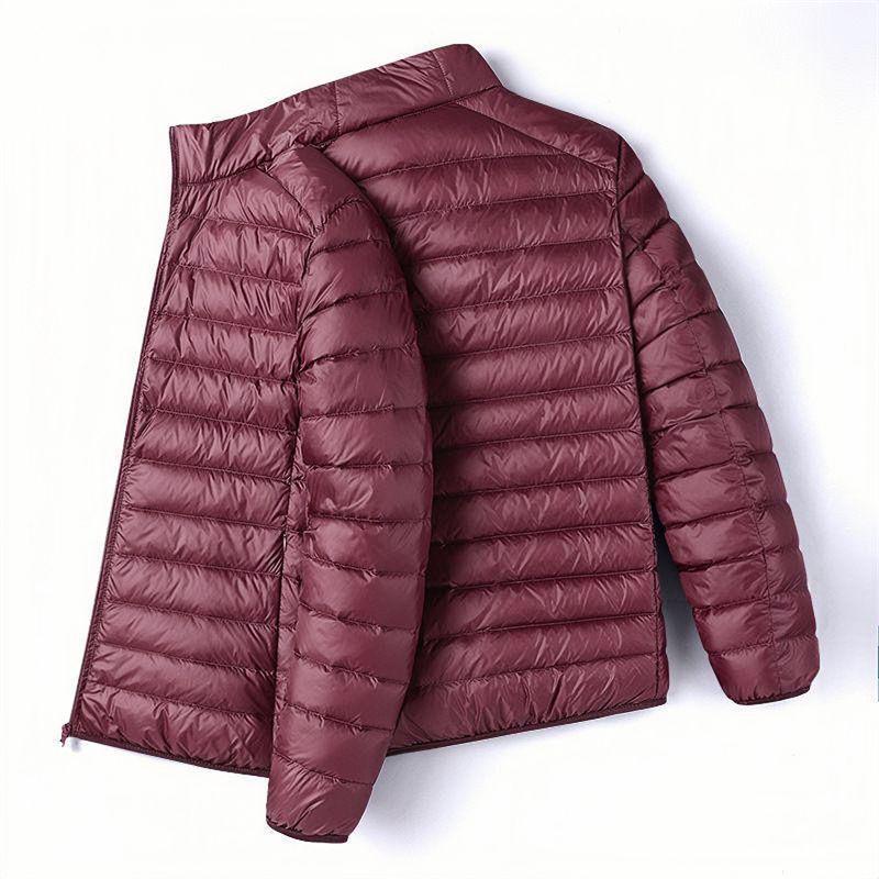 Herren Leichte Ultraleichte Winddichte Daunenjacke - Übergröße, Warm, Sportlich, Lässige Oberbekleidung für Frühling, Herbst, Frühwinter