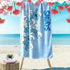 The Smurfs Print Beach Towel, Large Soft Quick Dry Towel for Beach Camping Swimming
