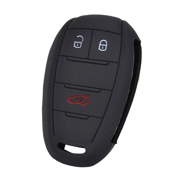 Silicone Car Key Case For Alfa Romeo Stelvio Giulia 2017 2018 Cover Keyless Remote Fob Shell Skin Key Protector