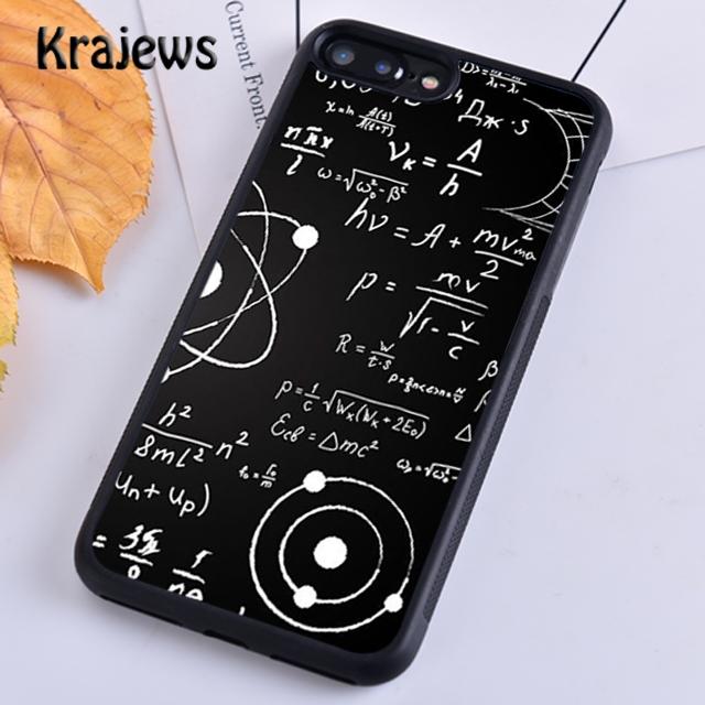 Krajews Brains Geek Science Math Physics Formulas Phone Case Cover For iPhone 17 Air 16 15 14 plus 11 12 13 pro max