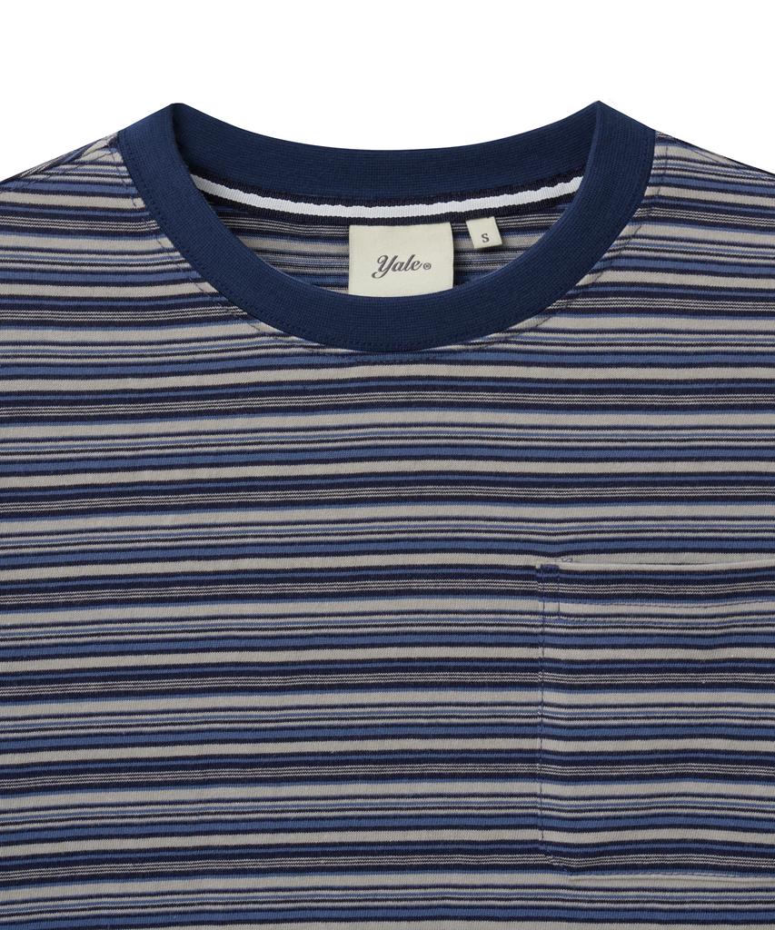 YALE Women'S Multi-Stripe T-Shirt_Navy